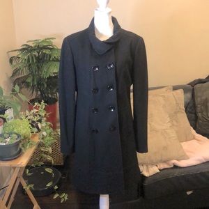 Guess 3/4 length wool black coat 🧥
